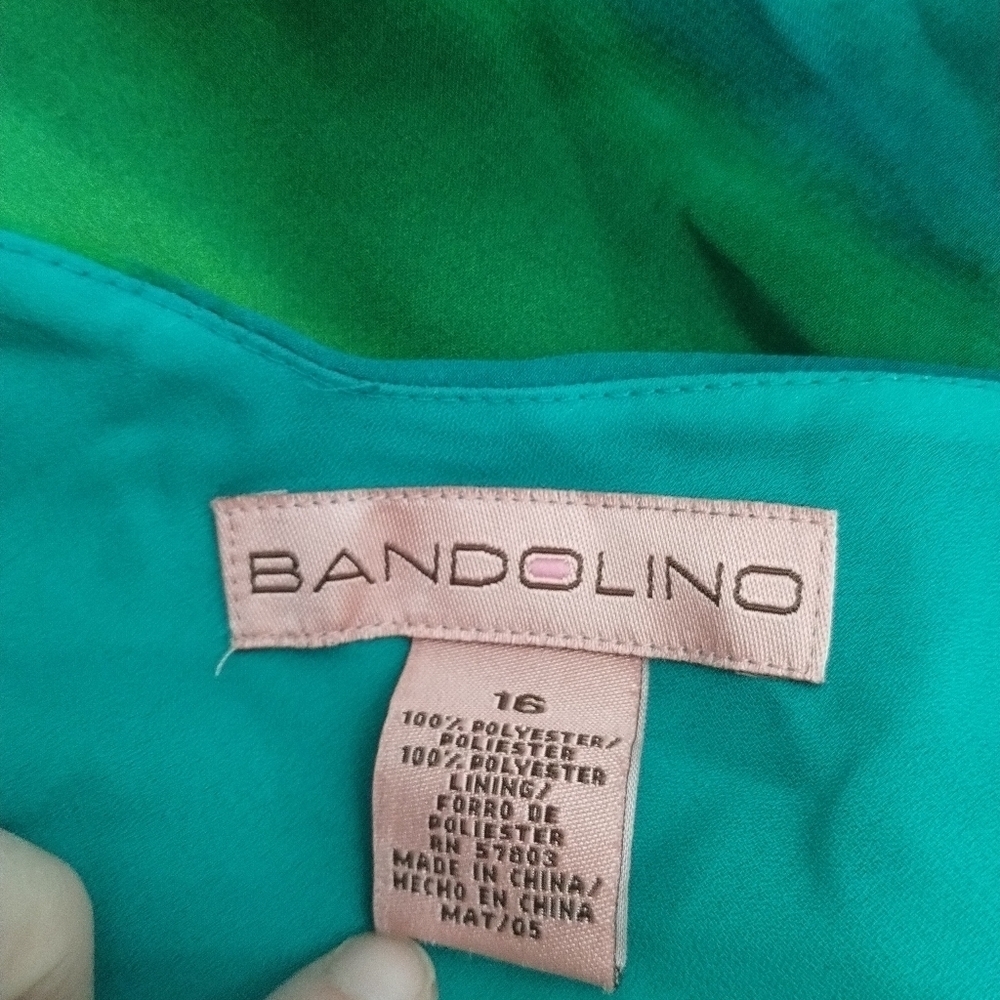 Bandolino women's plus size 16 layered sleeveless shirt top blouse - Picture 5 of 5